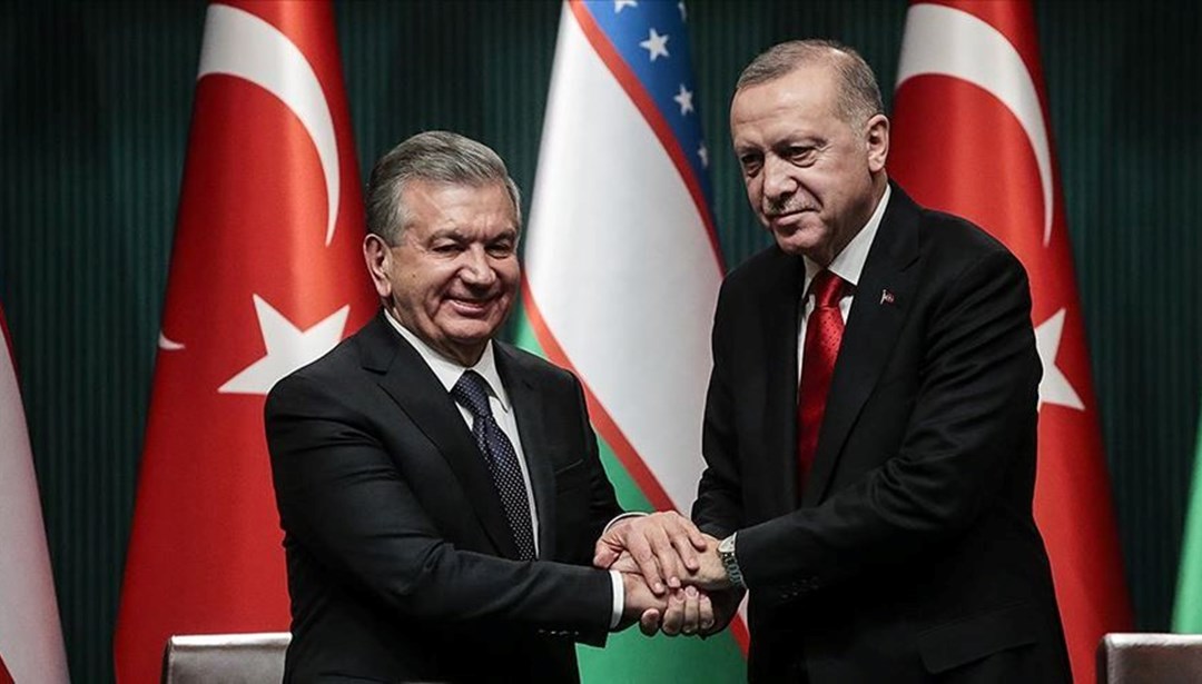 SON DAKİKA HABERİ: Cumhurbaşkanı Erdoğan, Özbekistanlı mevkidaşı ile görüştü