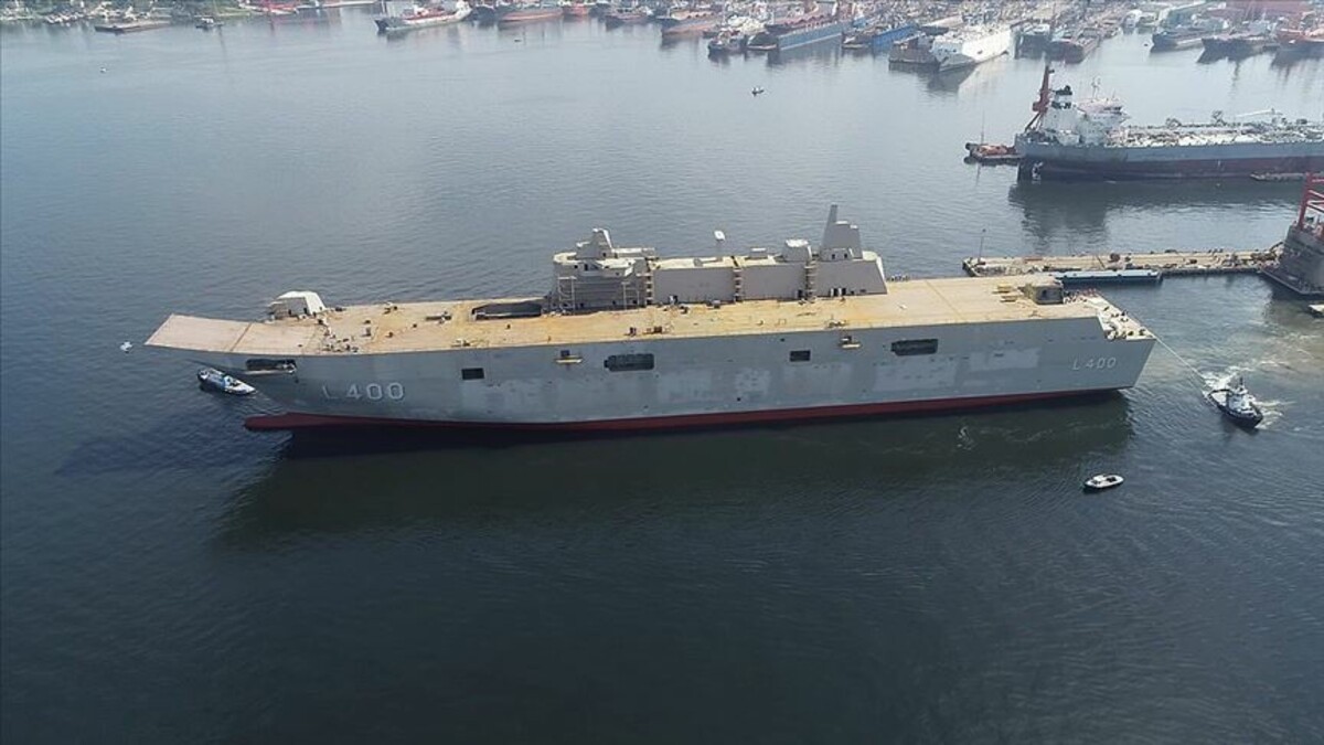 TCG Anadolu gemisi, vatandaşların ziyaretine açılıyor