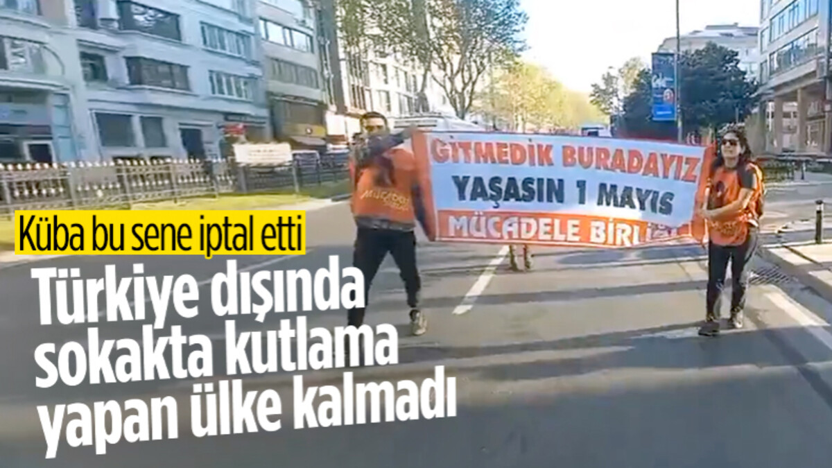1 Mayıs’ta Taksim’e yürümek isteyenlerle polis arasında arbede yaşandı