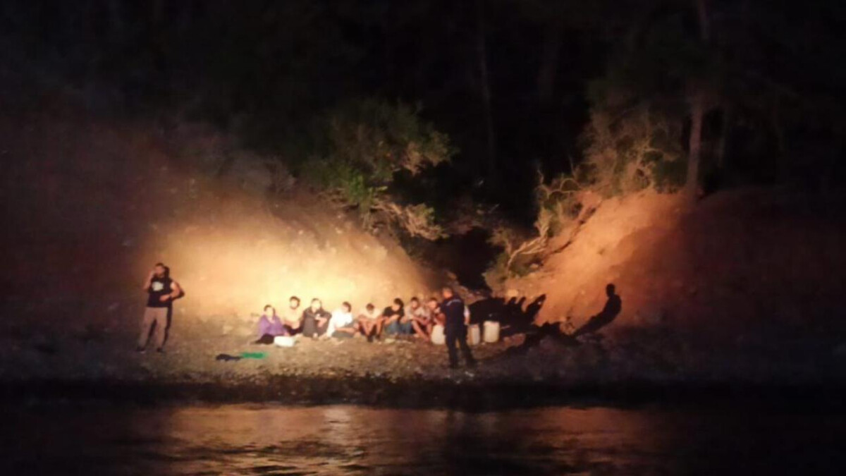 Muğla’da adada 9 düzensiz göçmen yakalandı