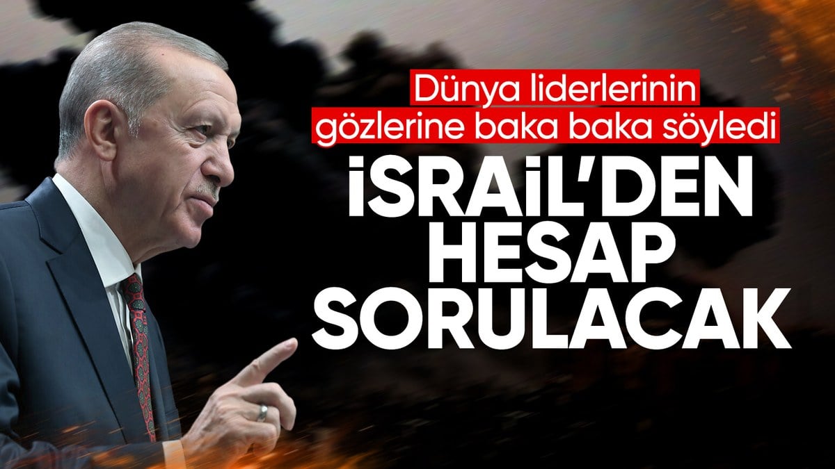Cumhurbaşkanı Erdoğan: Gazze’de yaşananlar insanlık suçudur