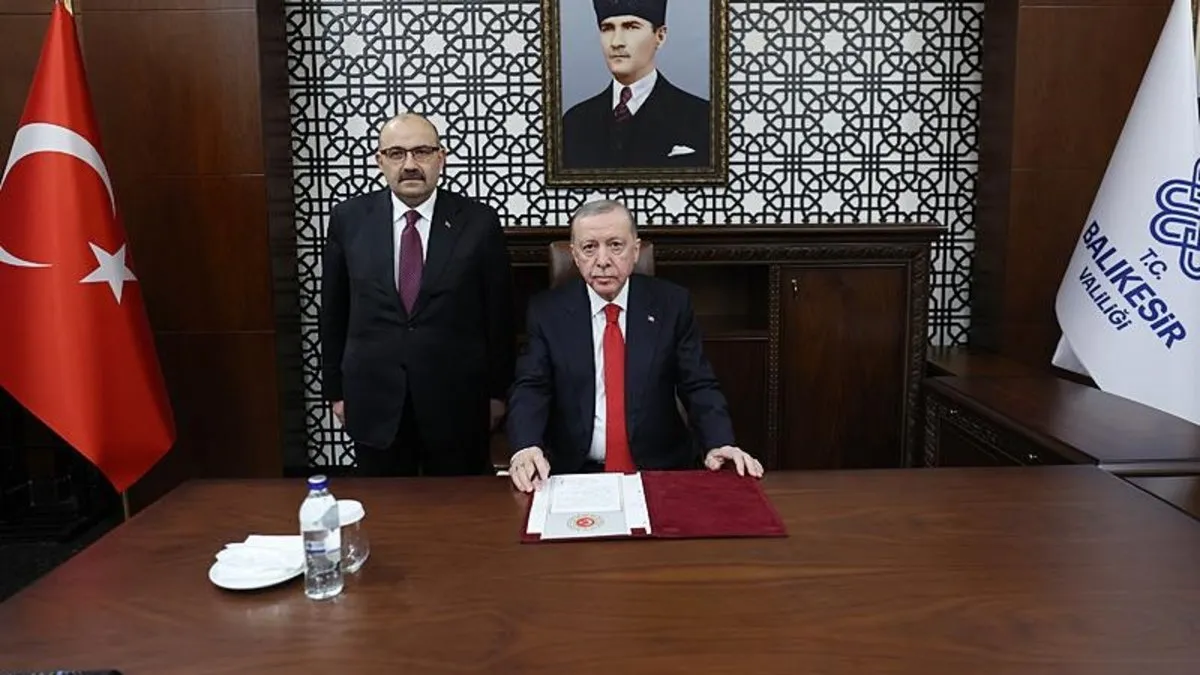 Başkan Erdoğan, Balıkesir Valiliğini ziyaret etti