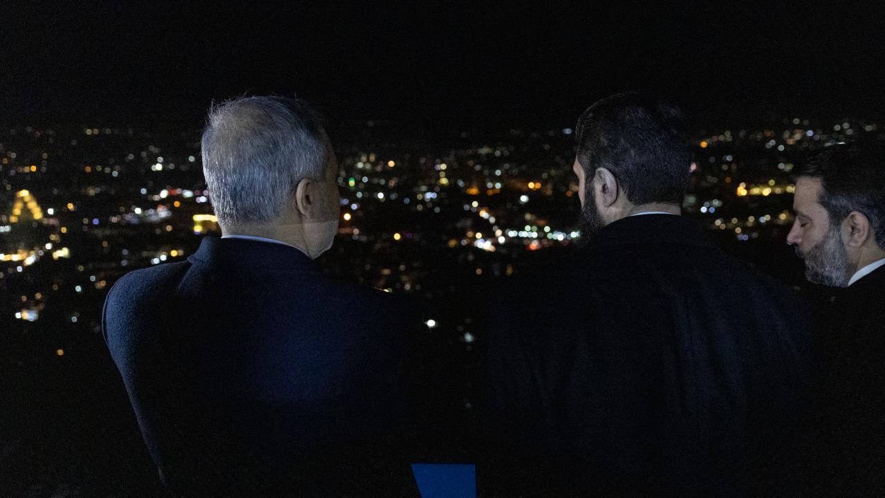 Hakan Fidan ve Ahmed Şara Kasyun Dağı’nda Şam’ı izledi