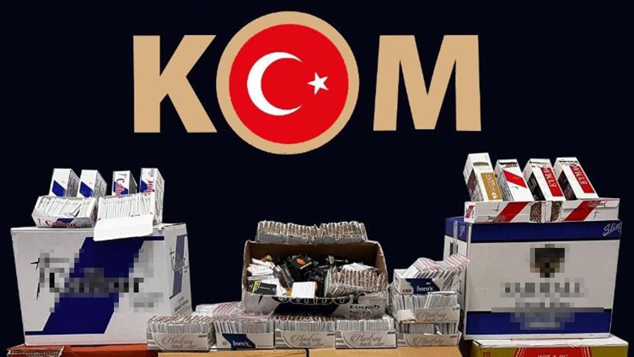 Kocaeli’de gümrük kaçağı 100 bin makaron ele geçirildi