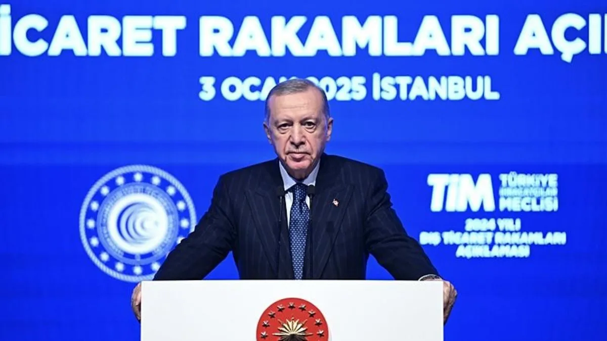 Başkan Erdoğan rakamları açıkladı! İhracatta Cumhuriyet tarihinin rekoru kırıldı