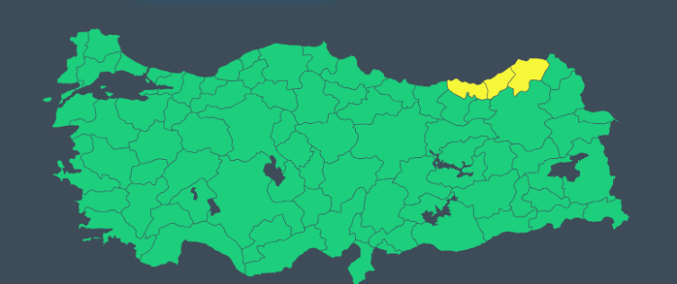 Meteoroloji’den 3 il için kuvvetli yağış uyarısı