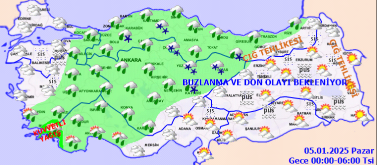 Meteoroloji’den kar, sağanak ve buzlanma uyarısı