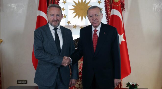 Cumhurbaşkanı Erdoğan, SDA Genel Başkanı İzetbegoviç ile görüştü