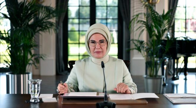 Emine Erdoğan: Dünyanın dengesini yeniden kurmak, bizim elimizde