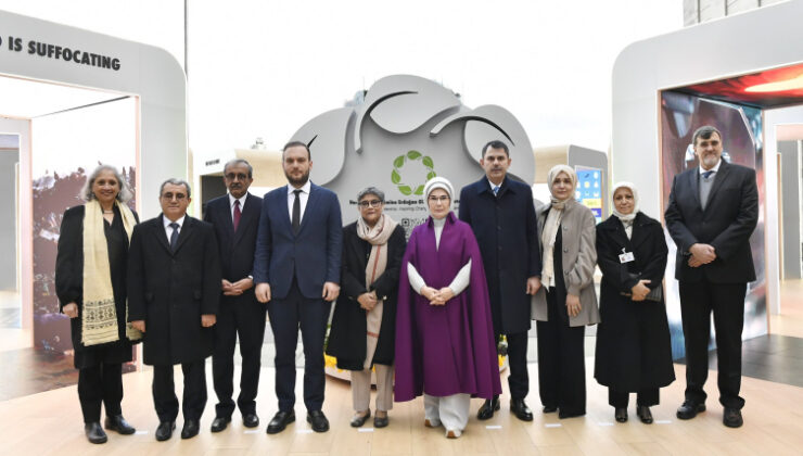 Emine Erdoğan, Sıfır Atık Enstelasyon Sergisini ziyaret etti
