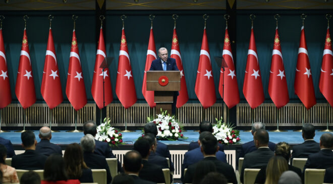 Cumhurbaşkanı Erdoğan: Türkiye barış diplomasisinin ana merkezlerinden biri haline dönüşüyor