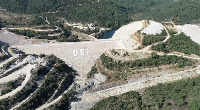 Girme Barajı’nda su tutulmaya başlandı