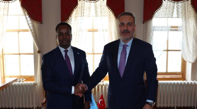 Bakan Fidan, Somalili mevkidaşı Abdüsselam Abdi Ali ile görüştü