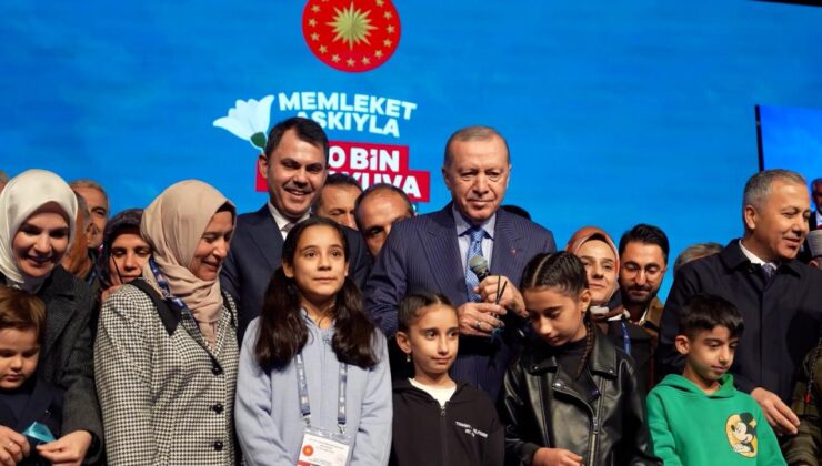 Bakan Kurum: Şimdi sırada 455 bininci yuvamızın anahtarı var