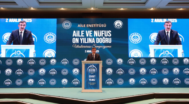 Cumhurbaşkanı Yardımcısı Yılmaz: Gelir tamamlayıcı aile bazlı bir destek sistemi modelini çalışıyoruz