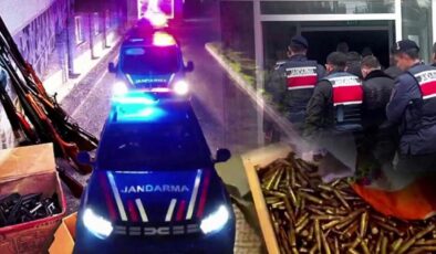 Jandarmadan ruhsatsız silahlara geçit yok: 202 gözaltı