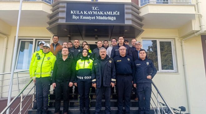 Manisa İl Emniyet Müdürü Aktaş’tan ilçelere denetim türü Gerçekleştirdi.