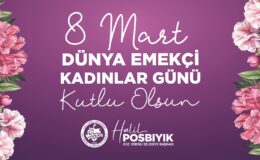 kdz.Ereğli Belediye Başkanı Posbıyık 8 Mart Dünya Kadınlar Günü Kutlu Olsun