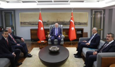 Cumhurbaşkanı Erdoğan OECD Genel Sekreteri Cormann’ı kabul etti