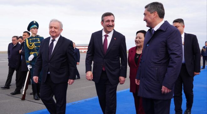Cumhurbaşkanı Yardımcısı Yılmaz, Kazakistan’da