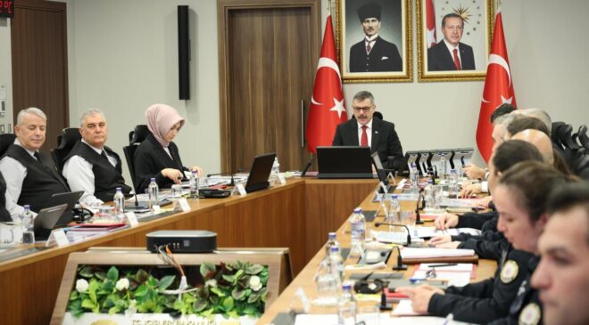 İçişleri Bakanlığı’nca valilerle Güvenlik Toplantısı yapıldı