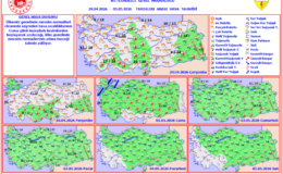 Serin ve yağışlı hava geliyor