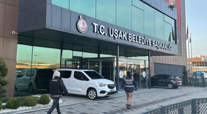 Uşak Belediyesine yönelik rüşvet soruşturması: 16 şüpheli tutuklandı