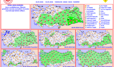Yeni haftada yağışlar kısa bir ara verip geri dönecek