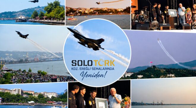 KDZ.EREĞLİ’NİN GÖKYÜZÜNDE TARİH YENİDEN YAZILACAK SOLOTÜRK 13 YIL SONRA YENİDEN EREĞLİ SEMALARINDA OLACAK