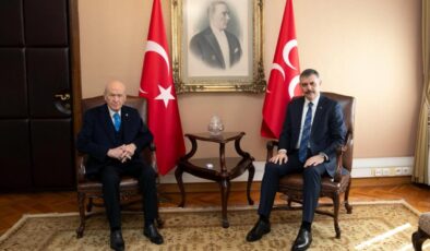 Bakan Çiftçi, MHP Genel Başkanı Bahçeli’yi Meclis’te ziyaret etti