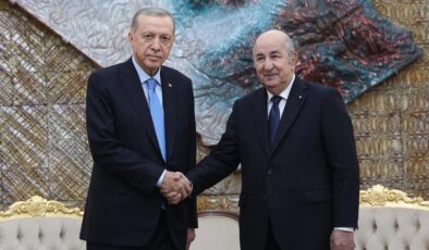 Cumhurbaşkanı Erdoğan, Cezayir Cumhurbaşkanı Tebbun ile görüştü
