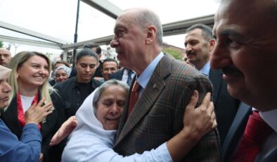 Cumhurbaşkanı Erdoğan, Edirne’de vatandaşlarla bir araya geldi