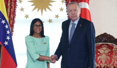 Cumhurbaşkanı Erdoğan, Venezuela Cumhurbaşkanı Vekili Rodriguez ile görüştü