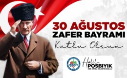 Kdz.Ereğli Belediye Başkanı Halil Posbıyık 30 Ağustos Zafer Bayramı Kutlu Olsun