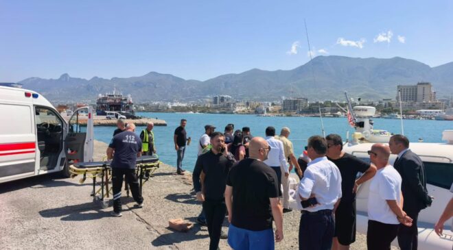 Girne açıklarında batan gemiye ilişkin 8 kişi gözaltına alındı