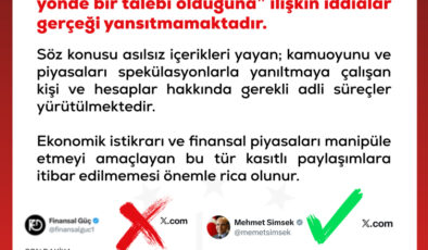 Bakan Şimşek istifa ettiği iddialarını yalandı