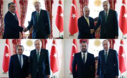 Cumhurbaşkanı Erdoğan, 4 büyük kulübün başkanını kabul etti