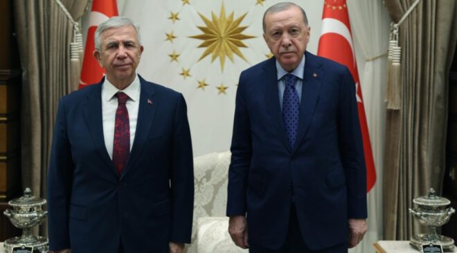 Cumhurbaşkanı Erdoğan ABB Başkanı Mansur Yavaş’ı kabul etti
