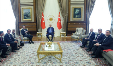 Cumhurbaşkanı Erdoğan, Almanya’nın Kuzey RenVestfalya Eyaleti Başbakanı Wüst’ü kabul etti