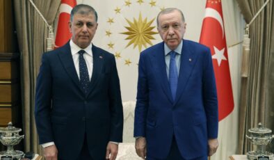 Cumhurbaşkanı Erdoğan, İzmir Büyükşehir Belediye Başkanı Tugay’ı kabul etti