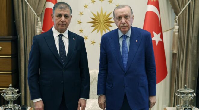 Cumhurbaşkanı Erdoğan, İzmir Büyükşehir Belediye Başkanı Tugay’ı kabul etti