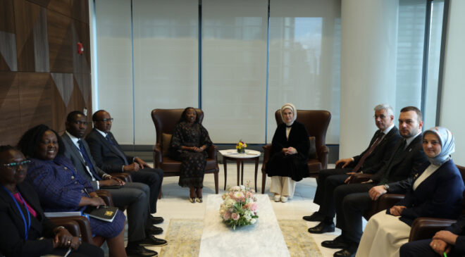 Emine Erdoğan, Kenya Cumhurbaşkanı’nın eşi Rachel Ruto ile bir araya geldi