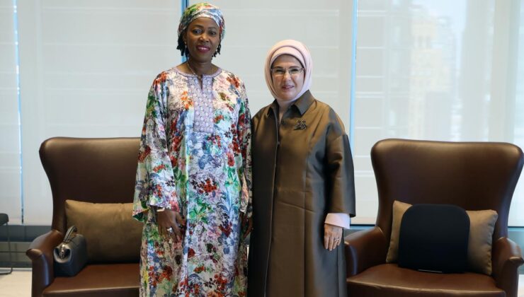 Emine Erdoğan Sierra Leone Cumhurbaşkanı’nın eşi ile görüştü