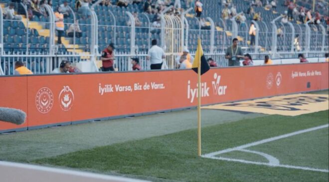 FenerbahçeBeşiktaş maçında ‘İyilik Var Gönüllülük Platformu’nun tanıtımı yapıldı