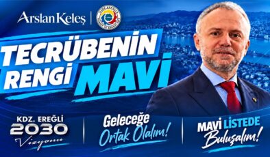 Aslan Keleş TSO Odası Başkanı Ve Başkan Adayı Tecrübenin Rengi Mavi Vizyonun Geleceği