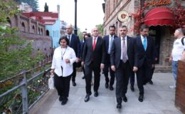 İçişleri Bakanı Çiftçi, Türkiye’nin Tiflis Büyükelçiliğini ziyaret etti