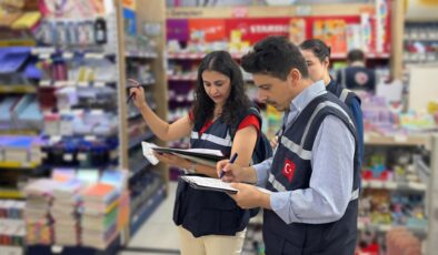 Kırtasiye ürünlerinde sıkı denetim: 5,9 milyon ürün incelendi