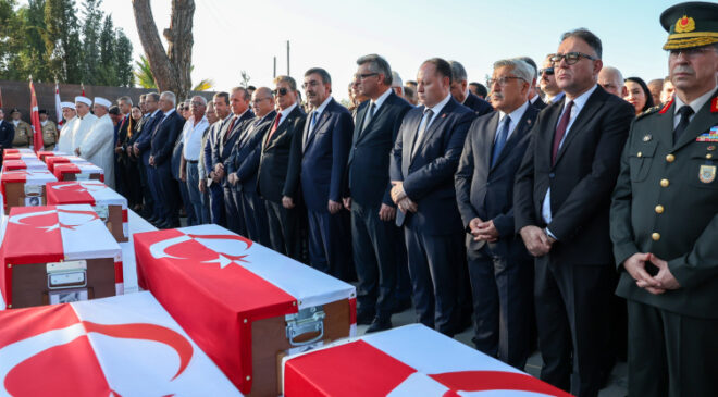 KKTC’de Atlılar Katliamı şehitleri, 52 yıl sonra son yolculuklarına uğurlandı