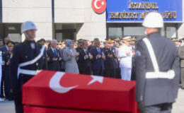 Şehit polisimiz Mehmet Ali Topatan son yolculuğuna uğurlandı