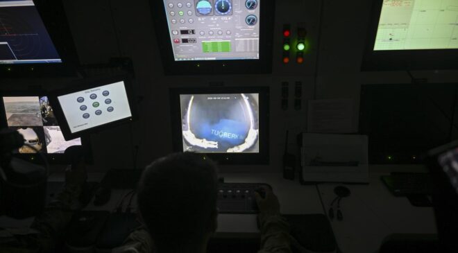Silivri açıklarında batan gemi 720 metre derinlikte görüntülendi